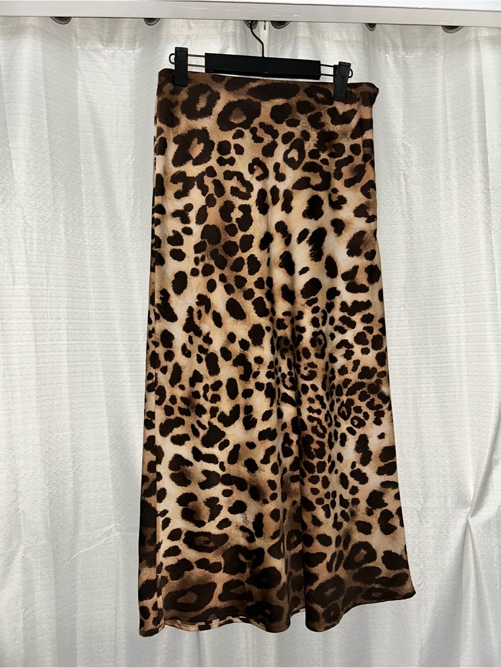 Forever 21 Leopard Print Maxi Skirt - Brown & Black